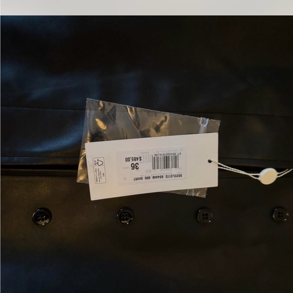 MM6 Maison Margiela Leather Shirt - Picture 4 of 9